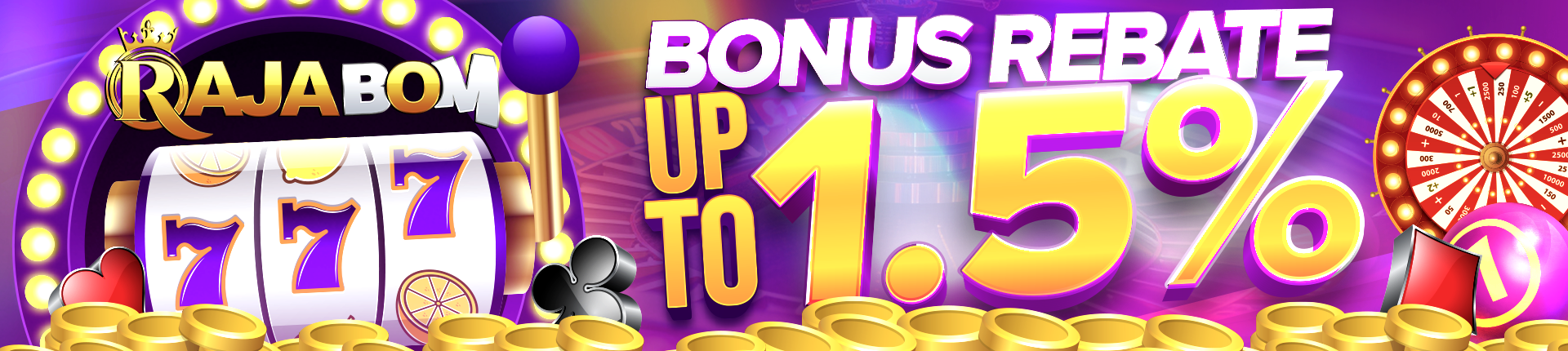 RAJABOM Bonus New Member 100%